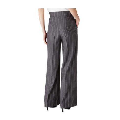 EMME MARELLA Pantaloni Pantalone Donna dalla linea morbida Grigio chiaro - Francavilla Moda